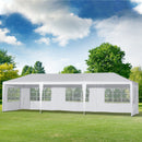 Canopy Tent, 10' x 28' Portable Party Tent with 5 Removeable Wall Panels - Seasonal Overstock