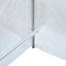 Greenhouses, 8.2' x 6.6' x 6.6' Soft Cover Greenhouse in White - Seasonal Overstock