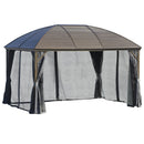 Sharan 10' x 13' Hard Top Patio Gazebo - Seasonal Overstock