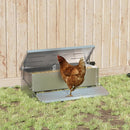 Step Control Automatic Chicken Feeder up to 22.5lbs Food Storage