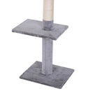 Cat Trees, Floor To Ceiling 5 Tier Cat Tree in Grey - Seasonal Overstock
