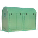 Greenhouses, 10' x 3' x 7' Double Door Soft Cover Greenhouse - Seasonal Overstock