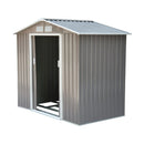 Storage Sheds, 7' x 4' Steel Outdoor Storage Shed - Grey - Seasonal Overstock