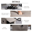 Recliner Chair, Fynn Brown Electric Powered Lift Assist Recliner Sleeper Chair - Seasonal Overstock