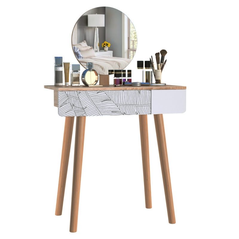Orina Make Up Table with Vanity Mirror - Seasonal Overstock