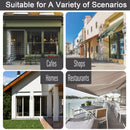 6.5ft Wide Retractable RV / Patio Awning - Grey - Seasonal Overstock