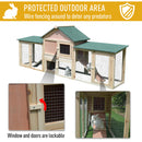 Coops & Hutches, Timberland Trove Deluxe 83" Long Run Rabbit Hutch - Seasonal Overstock