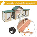 Coops & Hutches, Timberland Trove Deluxe 83" Long Run Rabbit Hutch - Seasonal Overstock