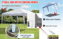 Canopy Tents, 10' x 10' Easy Pop-Up Canopy Tent - White - Seasonal Overstock