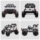 Ride On Toys, 12V Ride-On 2 Seat Police Truck With Parental Remote - White - Seasonal Overstock