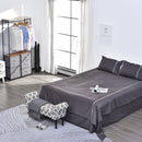 Benches, Upholstered Grey Bedside Bench - Seasonal Overstock