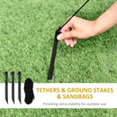 Christmas Decorations, 6ft Inflatable Santa with Naughty List & Goat - Seasonal Overstock