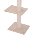 Cat Trees, Floor To Ceiling 5 Tier Cat Tree in Beige - Seasonal Overstock