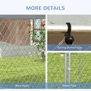 9' x 8' x 7.5' Outdoor Dog Kennel Play Pen For Dogs with Canopy