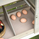 Blessington Heights 106" Multi-Room Chicken Coop with Nesting Box - Seasonal Overstock