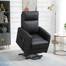 Durango Faux Leather Lift Assist Chair - Black