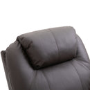 Reclining Chairs, Maxx Reclining Swivel Vibration Massage Chair - Brown - Seasonal Overstock