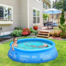 Pools, 9ft Round Inflatable Pool Diameter x 30" Deep - Seasonal Overstock