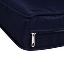 Wellington Shores 7pc Patio Sectional Replacement Cushion Covers - Blue - Seasonal Overstock