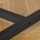 Ziha Double Face to Face Workstation Desk with Steel Frame - Seasonal Overstock