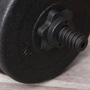 Set of 2 Adjustable Dumbbells Set 44 lb (20 kgs) Total Weight - Seasonal Overstock