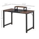 Felix 47" Two Tone Computer Desk - Seasonal Overstock