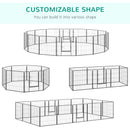 Heavy Duty 16-Panel Pet Playpen for Dogs - 31.5" Fencing Height - Seasonal Overstock