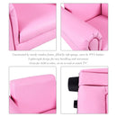 Kids Furniture, Kids Casa Kids Chair and Ottoman Set - Pink - Seasonal Overstock