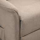 Ryder2 Powered Lift Recliner Chair Light Brown - Seasonal Overstock