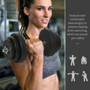 Set of 2 Adjustable Dumbbells Set 88 lbs (40 kgs) Total Weight - Seasonal Overstock