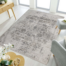 Terach Beige Weathered Oriental Washable Area Rug by Sahara Designs - Seasonal Overstock