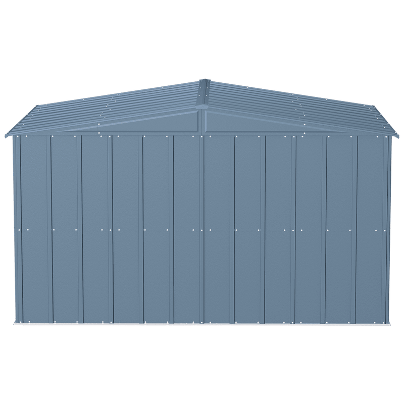 10' x 8' Arrow Classic Steel Storage Shed - Blue Grey - Seasonal Overstock