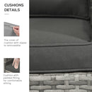 Patio Furniture, Anora 3pc Rattan Patio Chairs & Table Set - Seasonal Overstock