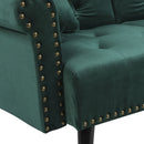 Sofas, Rivo 82" Sectional Sofa Bed in Green - Seasonal Overstock