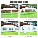Canopy Tents, 10' x 20' Party Tent With 6 Enclosure Wall Panels - Seasonal Overstock