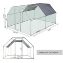 Pet Accessories, 12.5' x 9' Steel Frame Walk-In Chicken Coop Run - Seasonal Overstock