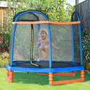 Trampolines, 7.3ft Trampoline & Safety Enclosure - Seasonal Overstock