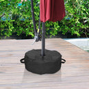 19" Round Portable Umbrella Base Weight Fills to 88 lbs - Seasonal Overstock