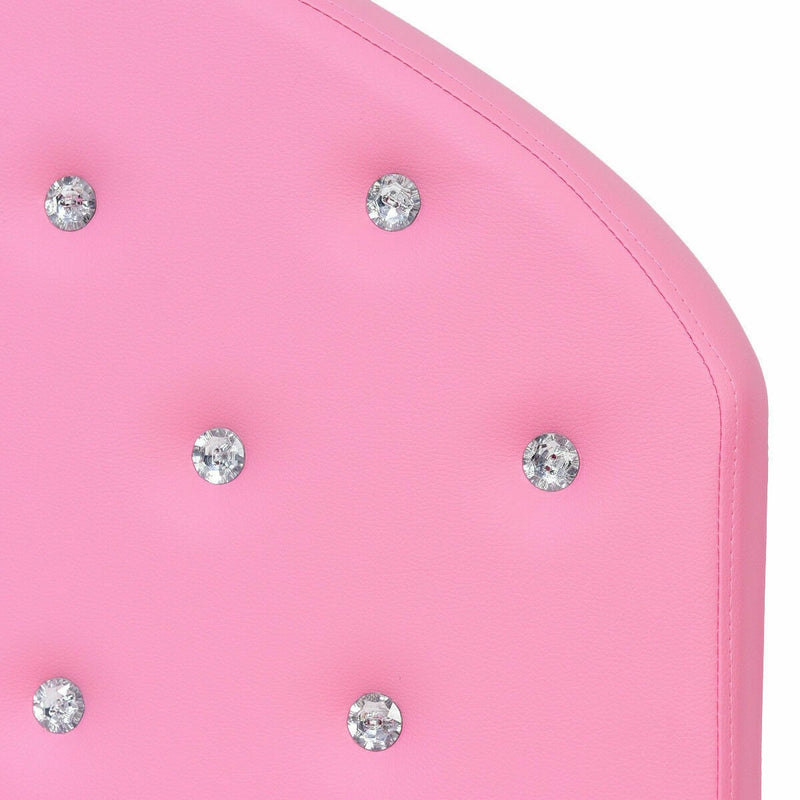 Amina Pink Twin Size Princess Platform Bed - Seasonal Overstock