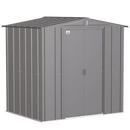 6' x 5' Arrow Classic Steel Storage Shed - Charcoal - Seasonal Overstock