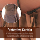 Axton 10' x 13' Two-Tiered Gazebo - Seasonal Overstock