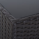 Patio Furniture, Wellington Shores 7pc Outdoor Sectional Sofa - Light Blue / Grey - Seasonal Overstock