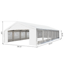 Canopy Tents, 20' x 40' Heavy Duty Wedding Party Tent - Seasonal Overstock