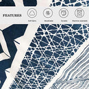 Ascan Queen Size 3-Pc All Season Blue / White Comforter Set - Seasonal Overstock