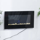 Fireplaces, 29" Wall Mounted Electric Fireplace with 7 Colours and 1500W Heater - Seasonal Overstock
