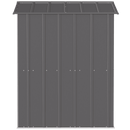 6' x 5' Arrow Classic Steel Storage Shed - Charcoal - Seasonal Overstock
