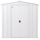 6' x 5' Arrow Classic Steel Storage Shed - Flute Grey - Seasonal Overstock