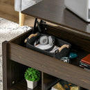 Coffee Tables, Bryan Lift Top Coffee Table with 3 Storage Compartments - Espresso Brown - Seasonal Overstock