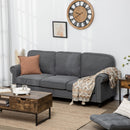 Sofas, Crafton 81" Traditional Nail Head Upholstered Sofa - Grey - Seasonal Overstock