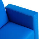 Kids 2 in 1 Table and Chair Set - Blue - Seasonal Overstock